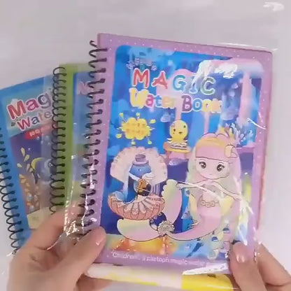 Reusable Magic Water Painting Book